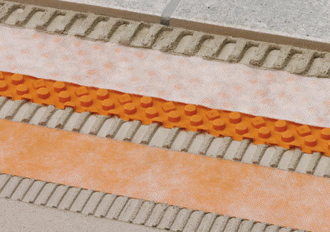 Гидроизоляционная мембрана дренажный - SCHLÜTER®-DITRA-DRAIN - Schluter-Systems - для напольной поверхности / в рулонах / из полиэтилена