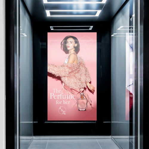 Информационный экран для лифта - AHEAD ADSCREEN - Schindler