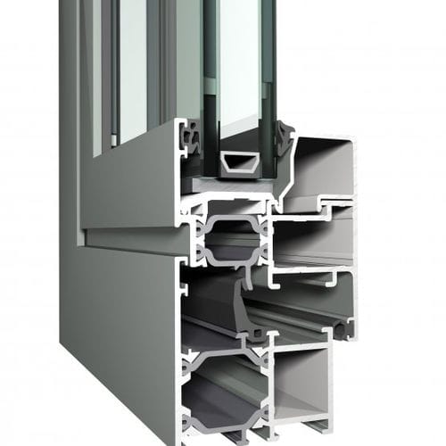 Оконный профиль из алюминия - ECOSYSTEM 50 - Reynaers Aluminium - акустический / с термоизоляцией / противовзломный