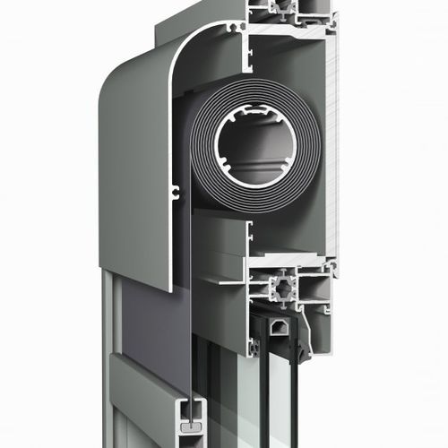 Солнцезащитное устройство из алюминия - REYNASCREEN - Reynaers Aluminium - для фасада