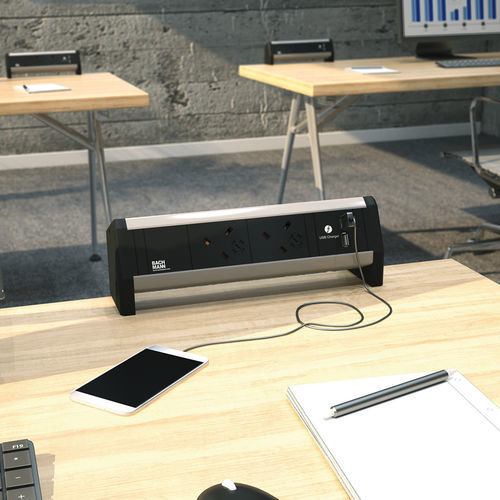 Розетка тока - DESK 1 - BACHMANN - для компьютерной техники / множественная / для рабочего стола