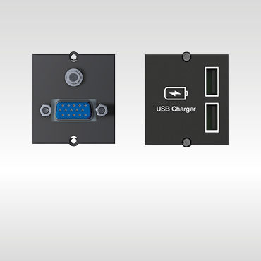 Розетка USB - MODULES CUSTOM - BACHMANN - HDMI / на столешнице / для поверхностного монтажа