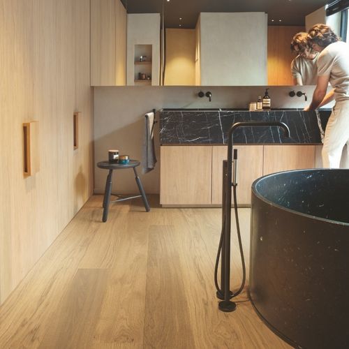 Паркет из паркетной доски - CASCADA  - QUICK-STEP - из лиственных пород дерева / матовый / приклеиваемый