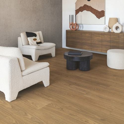 Слоистый пол из орехового дерева - VELVET  - QUICK-STEP - из ДВП / приклеиваемый / имитация дерева