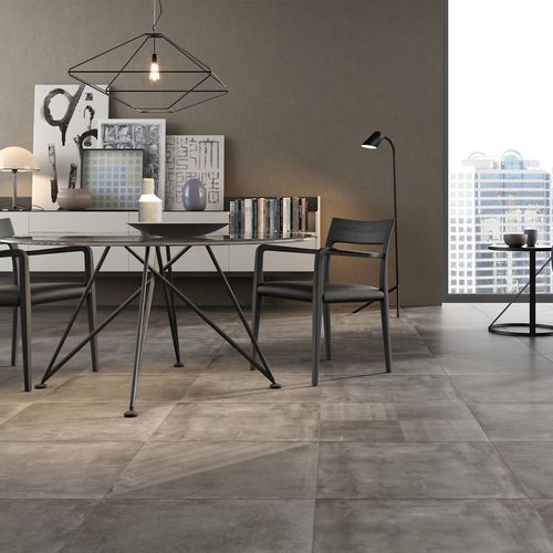 Плитка из фарфора - BASIC CONCRETE - RAK Ceramics - матовая / для интерьера / для наружного применения