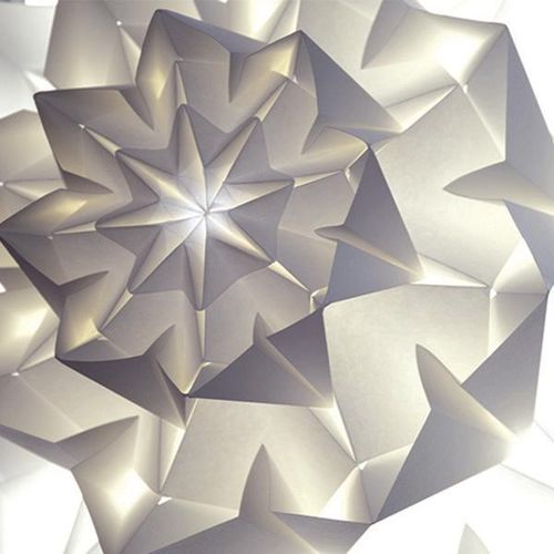 Текстильная мембрана из полиэстера - ORIGAMI DROP - PROCÉDÉS CHÉNEL INTERNATIONAL - из бумаги / для подвесных потолков / для внутренней компоновки