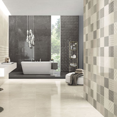 Плитка из керамогранита - TRILOGY : DECORS - Panaria ceramica - полированная / глянцевая / для интерьера