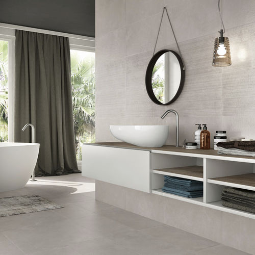 Плитка из керамогранита - METROPOLITAN : DECOS - DARK STRIPES - Panaria ceramica - естественная отделка / для интерьера / настенная