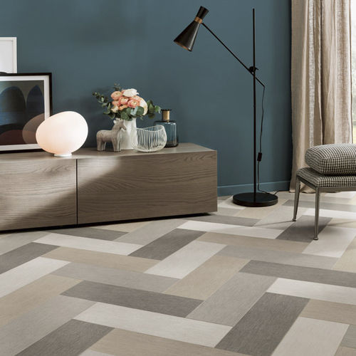 Плитка из керамогранита - CRAFT : DECOS - HERRINGBONE MODULUS A-B - Panaria ceramica - естественная отделка / для интерьера / настенная