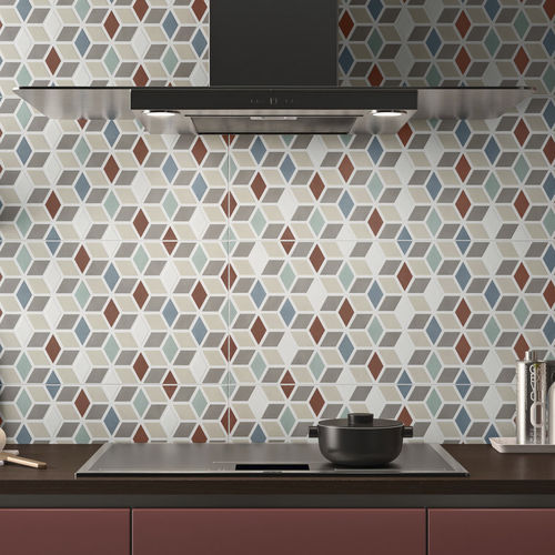 Плитка из глазированной керамики - EVEN : DECORS - Panaria ceramica - естественная отделка / для интерьера / настенная