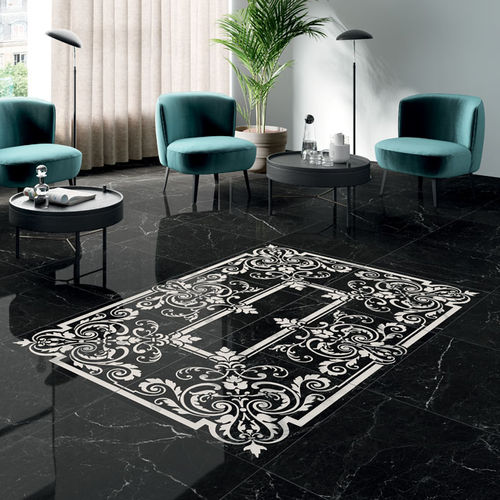Плитка из керамогранита - ETERNITY : MARQUINA BLACK - Panaria ceramica - матовая / глянцевая / для интерьера