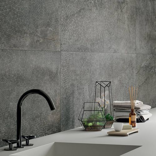 Плитка из керамогранита - PIERRE DES REVES : DECORS - Panaria ceramica - естественная отделка / для интерьера / для наружного применения