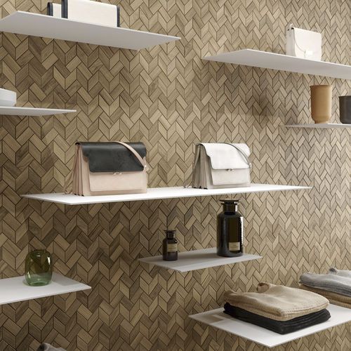 Плитка из керамогранита - NUANCE : DECORS - Panaria ceramica - естественная отделка / для интерьера / настенная