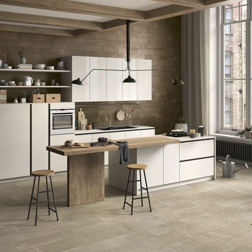 Плитка из керамогранита - CONNECT : AKASHI - Panaria ceramica - естественная отделка / для интерьера / настенная