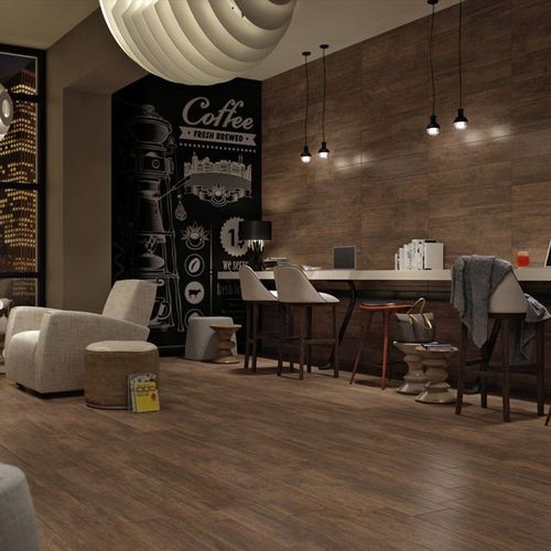 Плитка из керамогранита - WOOD YOU : NOCE - Panaria ceramica - естественная отделка / для интерьера / настенная