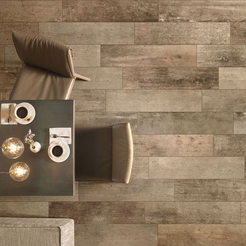 Плитка из керамогранита - WOOD TREND : WALNUT MULTI - Panaria ceramica - естественная отделка / для интерьера / напольная