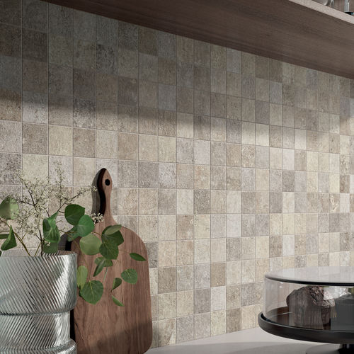 Плитка из керамогранита - HOME : DECORS - Panaria ceramica - естественная отделка / для интерьера / настенная