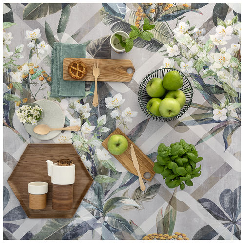 Плитка из керамогранита - GLAM : HEDGE - Panaria ceramica - для интерьера / настенная / 50x100 см