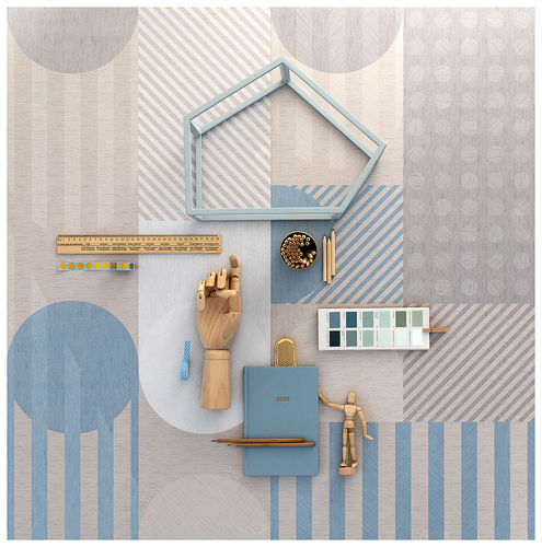 Плитка из керамогранита - GLAM : SHAPES - Panaria ceramica - для интерьера / настенная / 50x100 см
