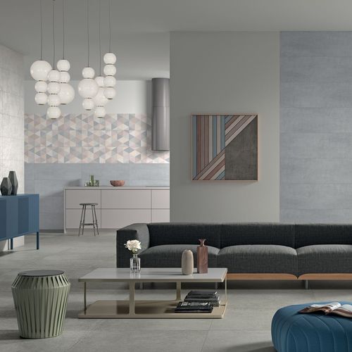 Плитка из глазированной керамики - WALLCRAFT : WAVE - Panaria ceramica - естественная отделка / для интерьера / настенная