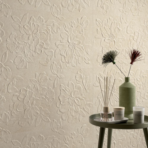 Плитка из керамогранита - IQONIQA : BLOSSOM VELVET - Panaria ceramica - матовая / рельефная / для интерьера