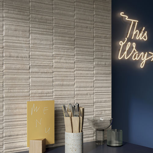 Плитка из керамогранита - IQONIQA : BRIX TOUCH - Panaria ceramica - матовая / для интерьера / для ванной комнаты