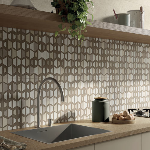 Плитка из керамогранита - IQONIQA : SPECTRUM - Panaria ceramica - матовая / для интерьера / для ванной комнаты