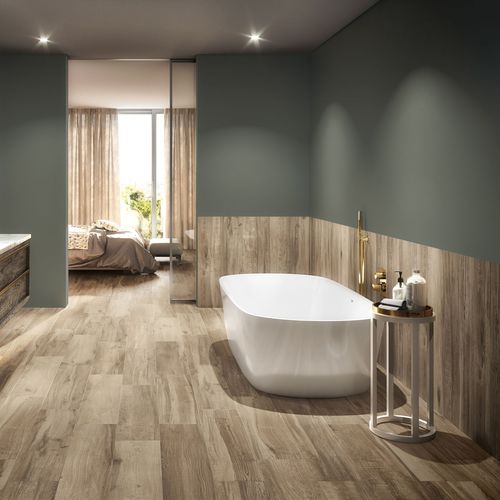 Плитка из керамогранита - COOLWOOD - PAVIGRES CERAMICAS - из фарфора / матовая / текстурированная