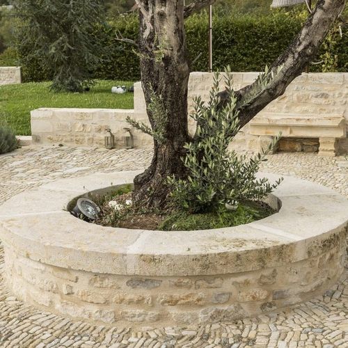 Оголовок для стены для ограждения сада - OCCITANIE PIERRES - из камня