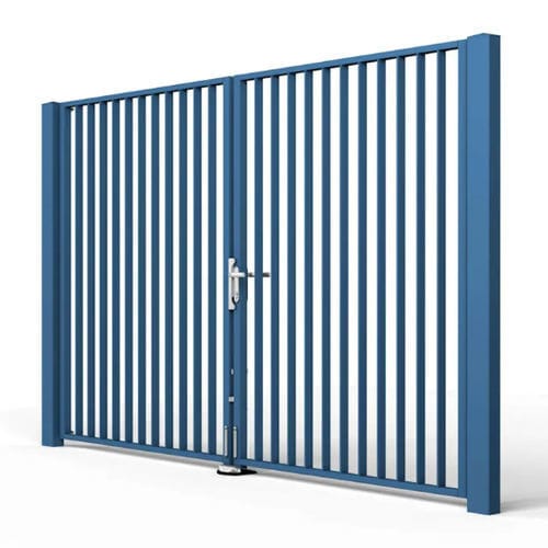 Поворотное ворота - KINÉTIK™ - NORMACLO - из гальванизированной стали / из стали, покрытой порошком / решетчатое