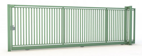Роликовое ворота - KINÉTIK™ - NORMACLO - из гальванизированной стали / из стали, покрытой порошком / решетчатое