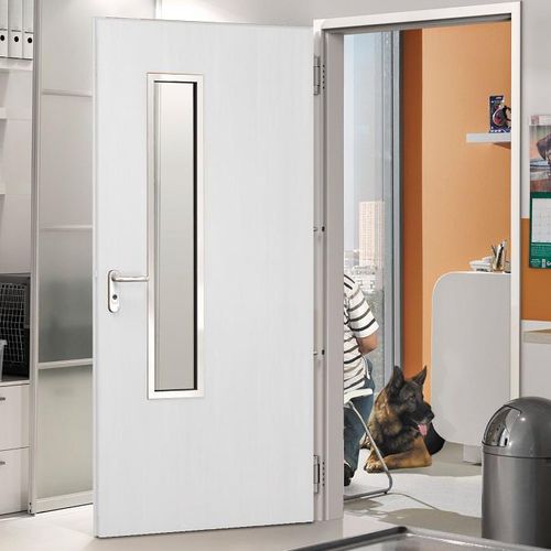 Дверь для интерьера - NOVOSECUR® E-S 6 - Novoferm - из гальванизированной стали / из стального листа / створчатая