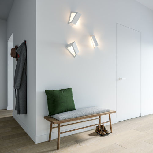 Современный настенный светильник - BOLD - Modular Lighting Instruments - для интерьера / из алюминия / с геометрической структурой