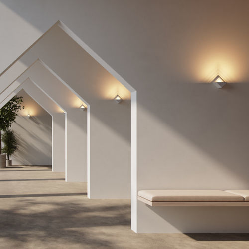 Современный настенный светильник - IMPULSE - Modular Lighting Instruments - для интерьера / из металла / квадратный