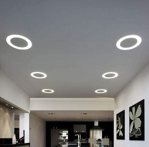 Встраиваемый светильник в потолок - DOWNUT - Modular Lighting Instruments - LED / флюоресцентный / круглый