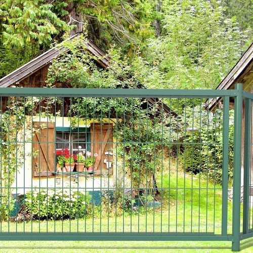 Решетчатый забор - ENMARCADA PLUS - Moreda Riviere Trefilerías - садовый / для игрового парка / из гальванизированной стали