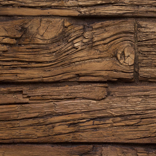 Декоративная панель для настила - HORIZONTAL SLEEPERS OLD WALNUT - MSD Panels - строительная / настенная / для внутренней компоновки