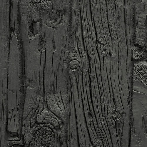 Декоративная панель из полиэстера - VERTICAL WOODEN SLEEPERS BLACK - MSD Panels - из стекловолокна / настенный / набивной