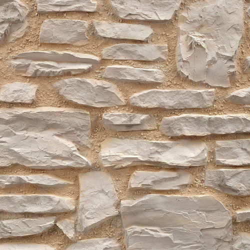 Декоративная панель из полиэстера - RUSTIC STONE GREY - MSD Panels - из стекловолокна / настенный / набивной