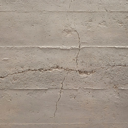 Декоративная панель из полиэстера - HORIZONTAL CONCRETE GREY - MSD Panels - из стекловолокна / настенный / набивной