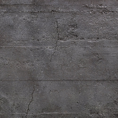 Декоративная панель из полиэстера - HORIZONTAL CONCRETE BLACK - MSD Panels - из стекловолокна / настенный / набивной