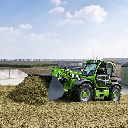 Телескопическая подъемная тележка для загрузки - MF 44.9 - MERLO - для разгрузочно-погрузочных работ / для подъема / вездеход