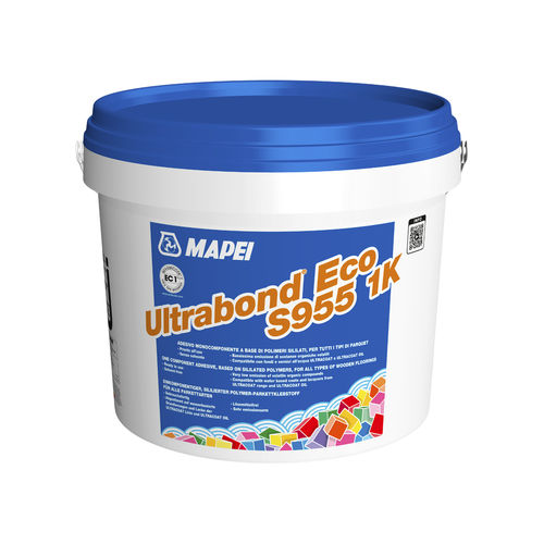 Клей на полимерной основе - ULTRABOND ECO S955 1K - MAPEI - для дерева / для напольной поверхности / без растворителя