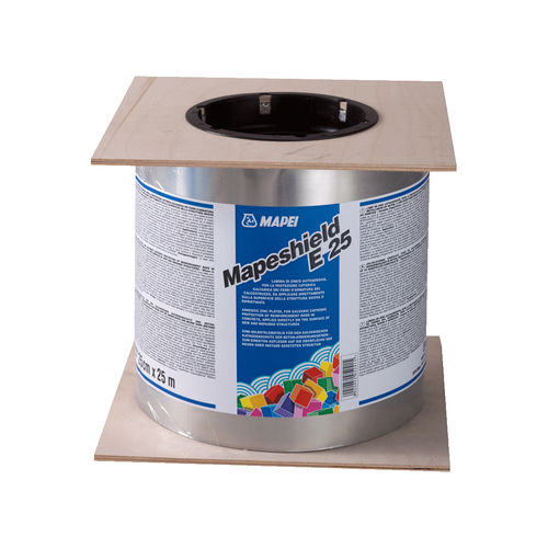 Гальванический анод для армированного бетона - MAPESHIELD E 25 - MAPEI - для защиты / из цинка / самоклеящийся