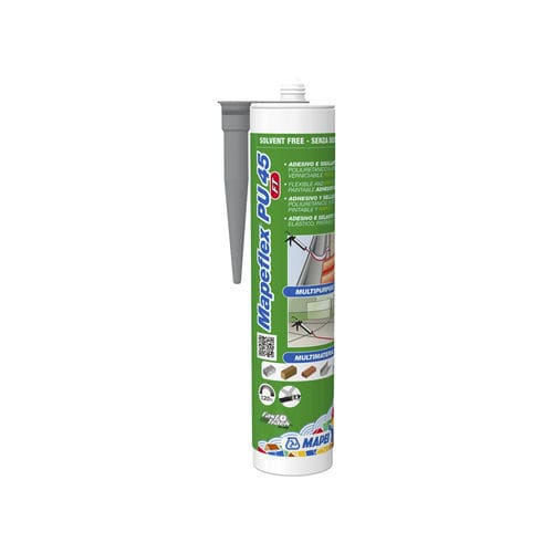 Упругая мастика - MAPEFLEX PU 45 FT - MAPEI - на основе полиуретана / для герметичности / клейкая