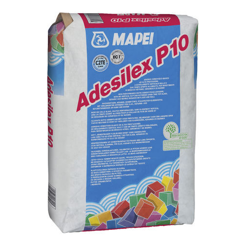 Клей для керамической плитки для расшивки швов - ADESILEX P10 - MAPEI - белый / клей
