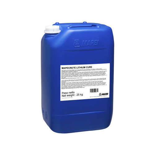 Обработка защитными средствами жидкость - MAPECRETE LITHIUM CURE - MAPEI - водоупорная / отвердитель / для бетона