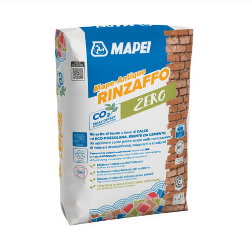 Строительный раствор слоя извести - MAPE-ANTIQUE RINZAFFO - MAPEI - для восстановительных работ / дезинфицированный / для каменной кладки