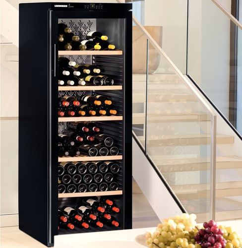Винный шкаф для профессионального использования - WKB 4212 VINOTHEK - LIEBHERR - отдельностоящий / из стали / стеклянный