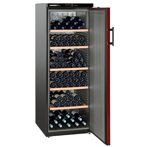 Мультитемпературный винный шкаф - WTR 4211 VINOTHEK - LIEBHERR - отдельностоящий / из стали / стеклянный